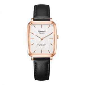 Alexandre Christie AC 8699 Rosegold Black Man MHLRGSL